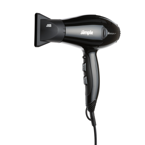 Hair dryer 2000W SIMPLE DEWAL 03-104 Black